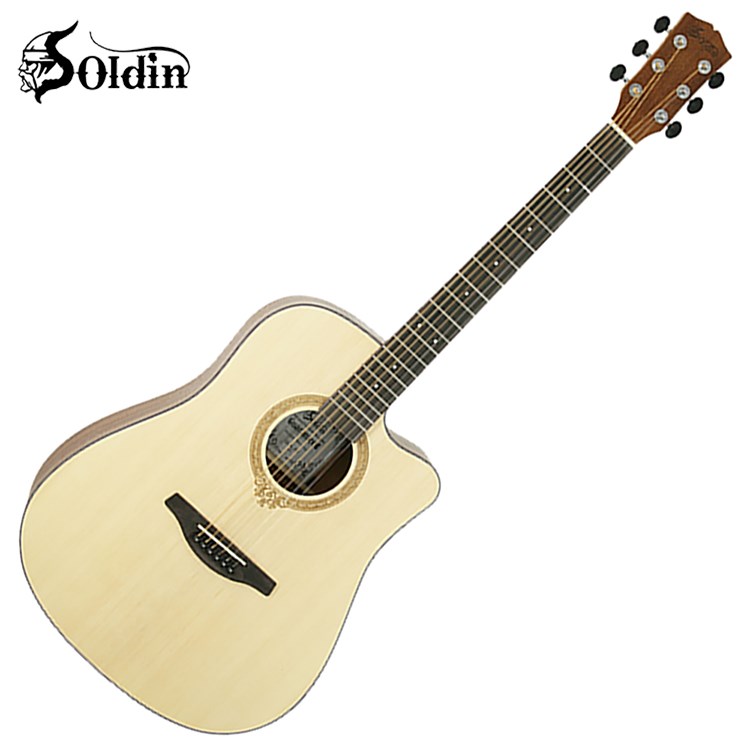 Soldin 嚴選SA-4131雲杉/沙比利木41吋吉他/原木色/加贈五大破千元好禮
