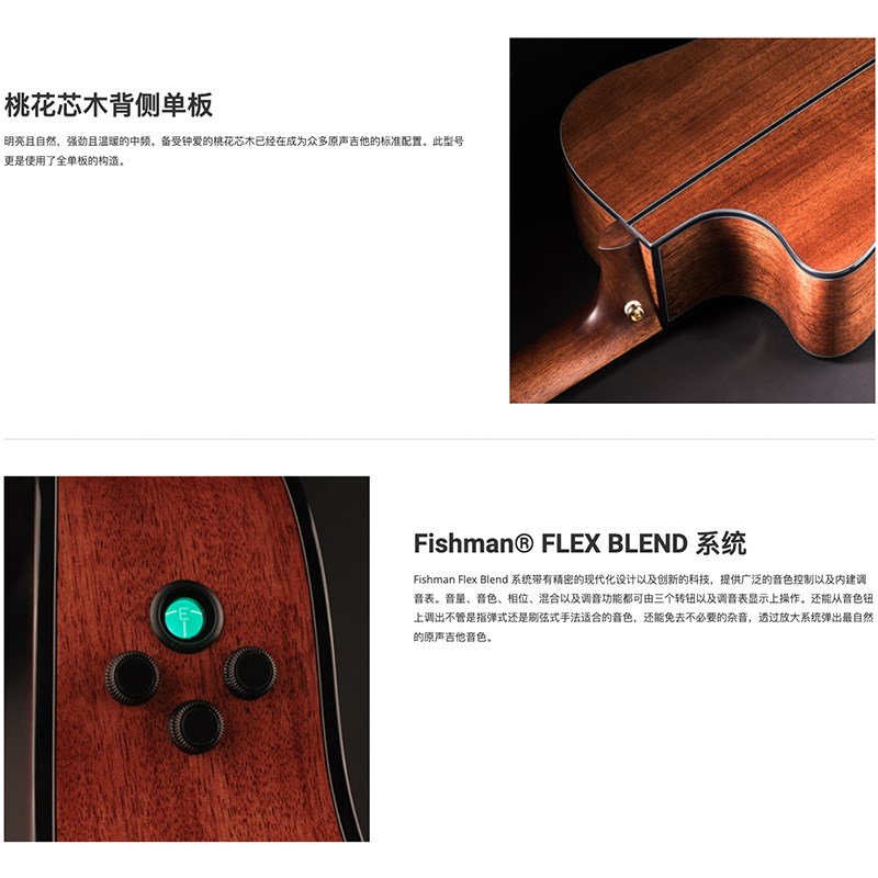 最新款 CORT Gold OC6 電木吉他-內建Fishman FLEX BLEND系統/原廠公司貨