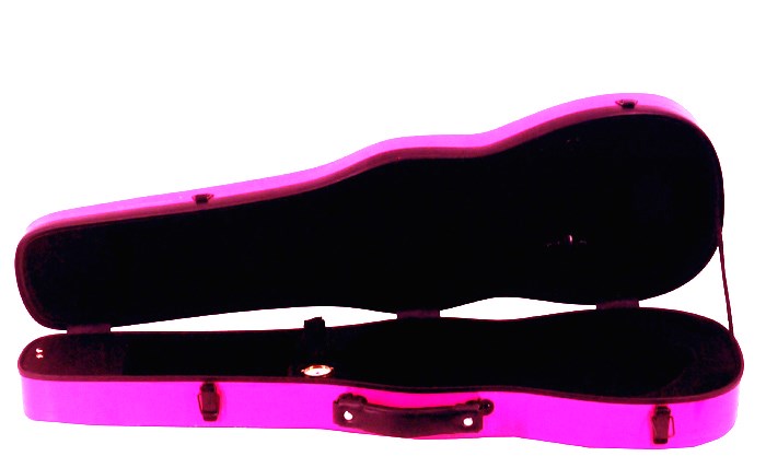JYC Music  JV-1005 桃紅色小提琴三角硬盒~4/4(輕量級複合材料)僅重1.69kg