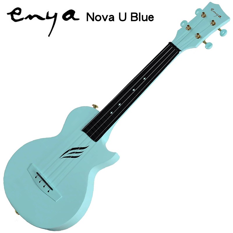 Enya Nova U Blue 碳纖維烏克麗麗-23寸初學者UKULELE/基礎款無拾音器/全套精緻配件/原廠公司貨