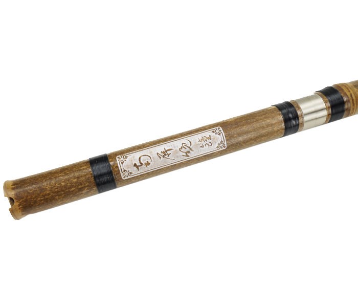 JYC Music杭州.余杭 JYC 820B 精選紫竹刻字雙截白铜花角洞簫