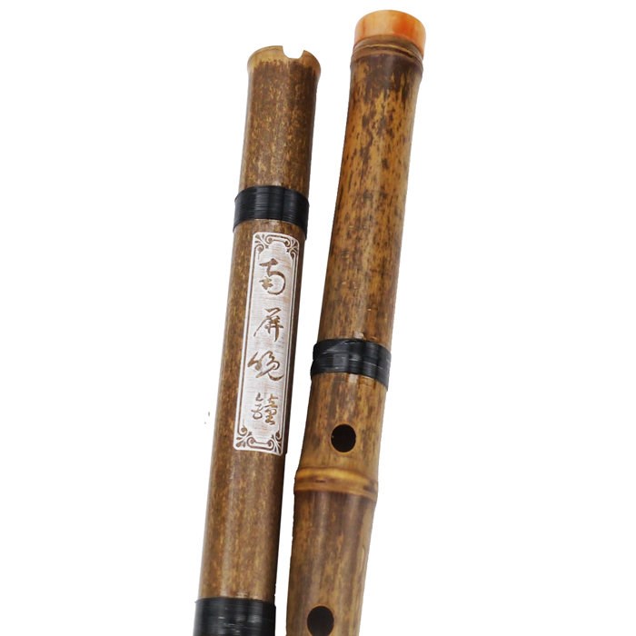 JYC Music杭州.余杭 JYC 820B 精選紫竹刻字雙截白铜花角洞簫
