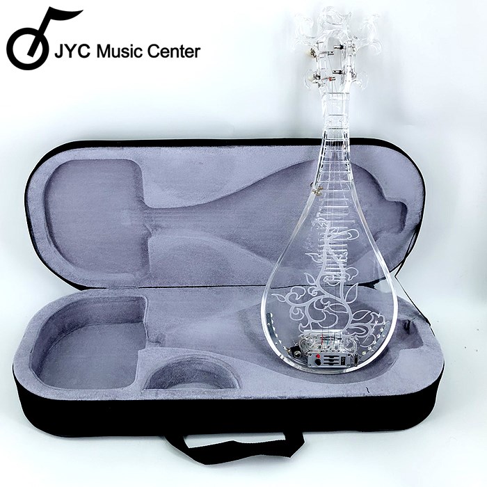 JYC Music最新款TF-1E水晶柳琴-職業演出可肩背/具備6.3輸出抗噪低雜訊/高亮度LED光源/三段EQ控制/手工製作/客製款限量預購
