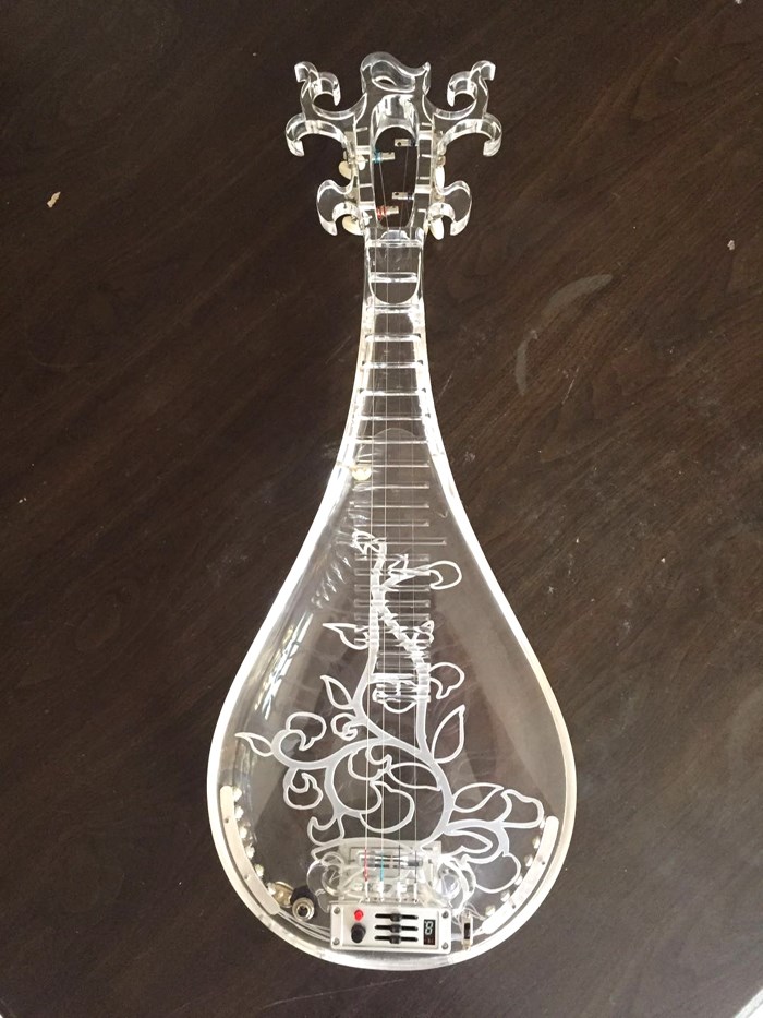 JYC Music最新款TF-1E水晶柳琴-職業演出可肩背/具備6.3輸出抗噪低雜訊/高亮度LED光源/三段EQ控制/手工製作/客製款限量預購