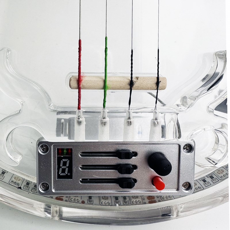 JYC Music最新款TF-1E水晶柳琴-職業演出可肩背/具備6.3輸出抗噪低雜訊/高亮度LED光源/三段EQ控制/手工製作/客製款限量預購