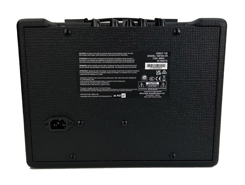 Blackstar DEBUT 15E電吉他音箱-內建破音/延遲效果器/黑色15W音箱/原廠公司貨