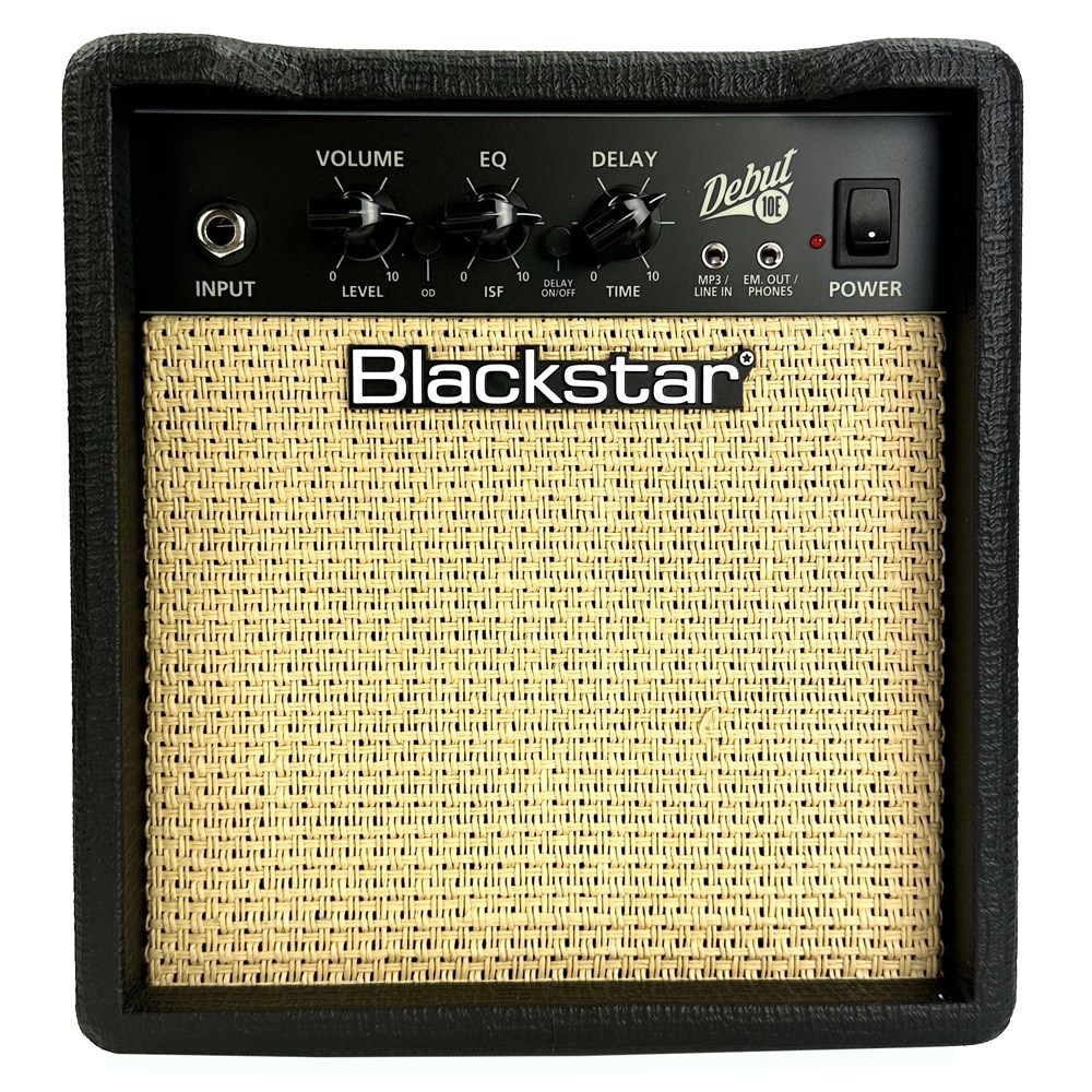 Blackstar DEBUT 10E電吉他音箱-內建破音/延遲效果器/黑色米白任選10W音箱/原廠公司貨