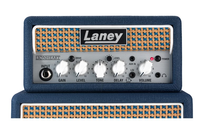 LANEY Ministack系列迷你電吉他音箱-4x3吋單體/6瓦可裝電池/具備Delay功能/兩色任選/原廠公司貨