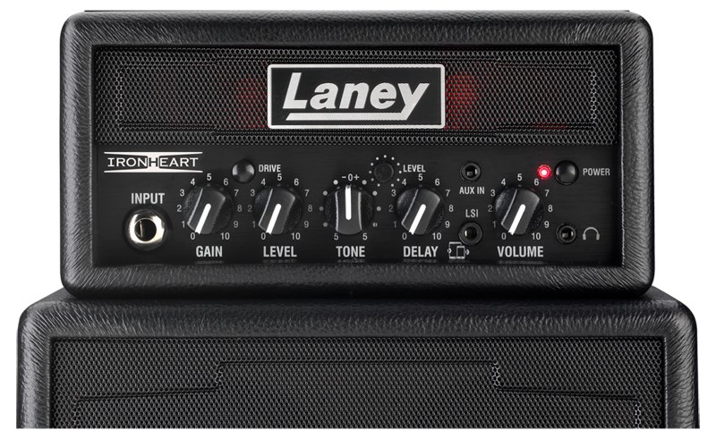 LANEY Ministack系列迷你電吉他音箱-4x3吋單體/6瓦可裝電池/具備Delay功能/兩色任選/原廠公司貨
