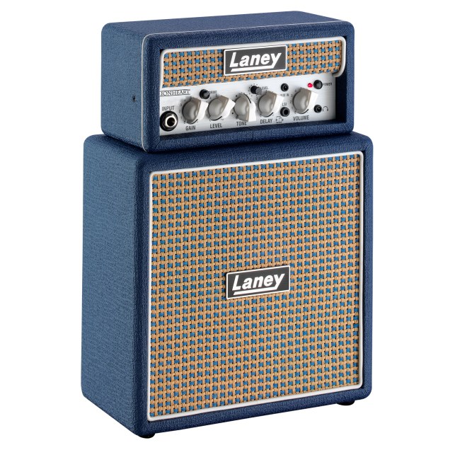 LANEY Ministack系列迷你電吉他音箱-4x3吋單體/6瓦可裝電池/具備Delay功能/兩色任選/原廠公司貨