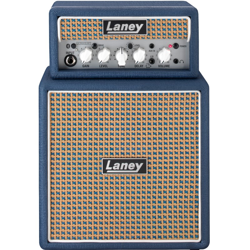 LANEY Ministack-B系列迷你電吉他音箱-可藍芽撥放/4x3吋單體/6瓦可裝電池/具備Delay功能/兩色任選/原廠公司貨