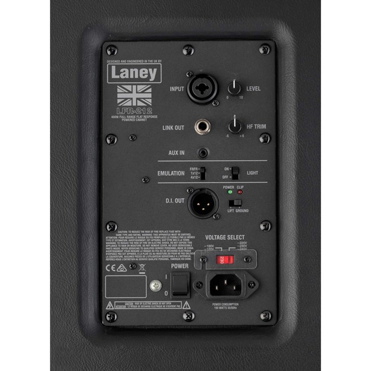 LANEY LFR-212 主動式喇叭音箱/800瓦/MP3支援/2x12吋