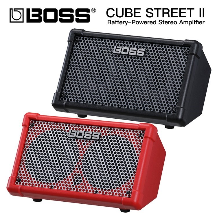 BOSS CUBE Street II 傾斜面新款/電池供電便攜式立體聲吉他擴大音箱/兩色可供選擇