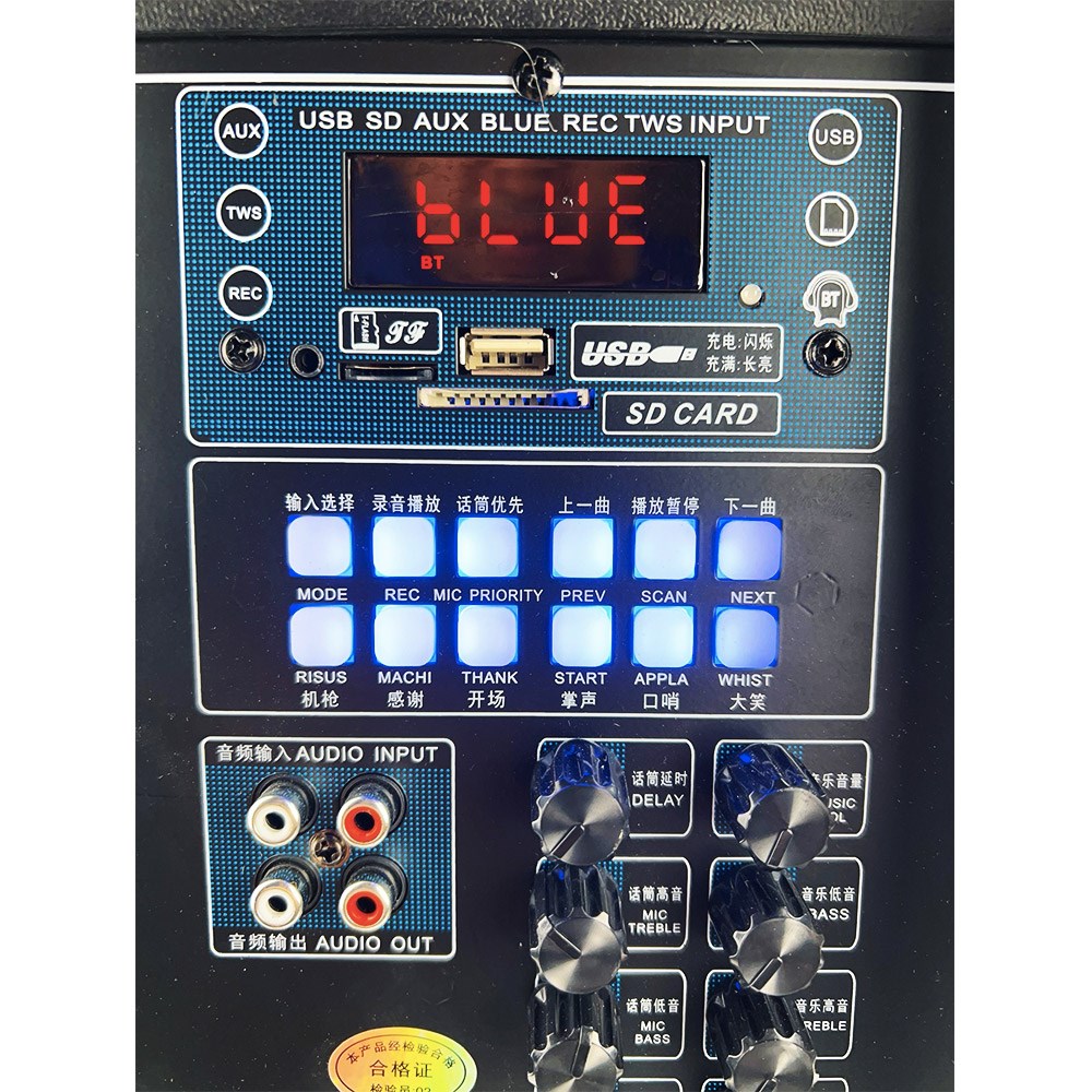 JYC Music最新款專業型PA-120N充電式旅行音箱-可充電/400W/戶外小型活動適用/附贈麥克風X2