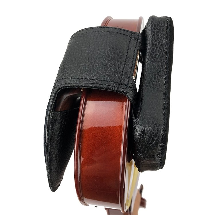 JYC Music 嚴選仿小羊皮革質感肩墊  黑色4/4-3/4通用~限量 