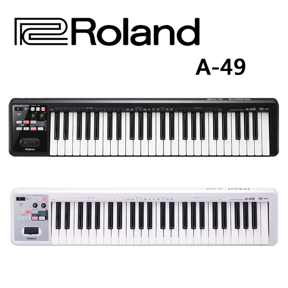 Roland A-49  49鍵  MIDI Keyboard Controller主控鍵盤(黑/白兩色)