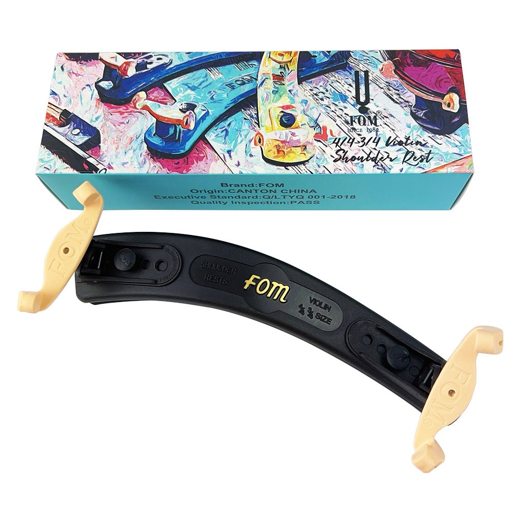 嚴選 FOM ME-044小提琴摺疊肩墊4/4-3/4 -可折疊 / 舒適泡棉 / 加贈擦琴布/ 加贈松香x1 / 原廠公司貨