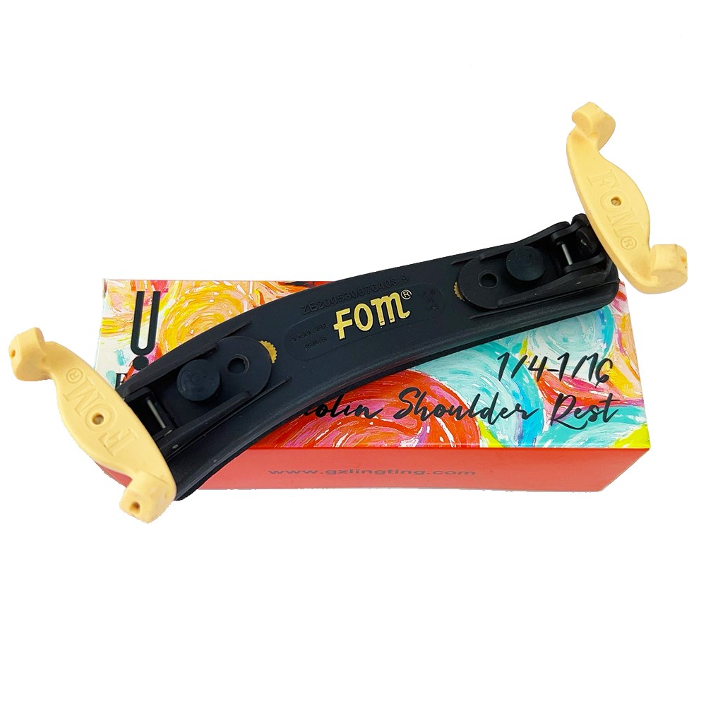嚴選 FOM ME-046小提琴摺疊肩墊1/4~1/16-可折疊/舒適泡棉/加贈擦琴布/加贈松香x1/原廠公司貨
