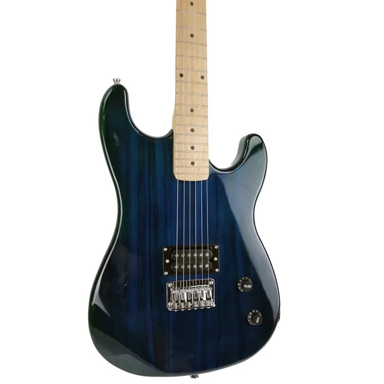 二手品出清-入門電吉他-藍綠色/外觀不良/弦距稍高須自行調整/攝影用途佳/無配件限自取