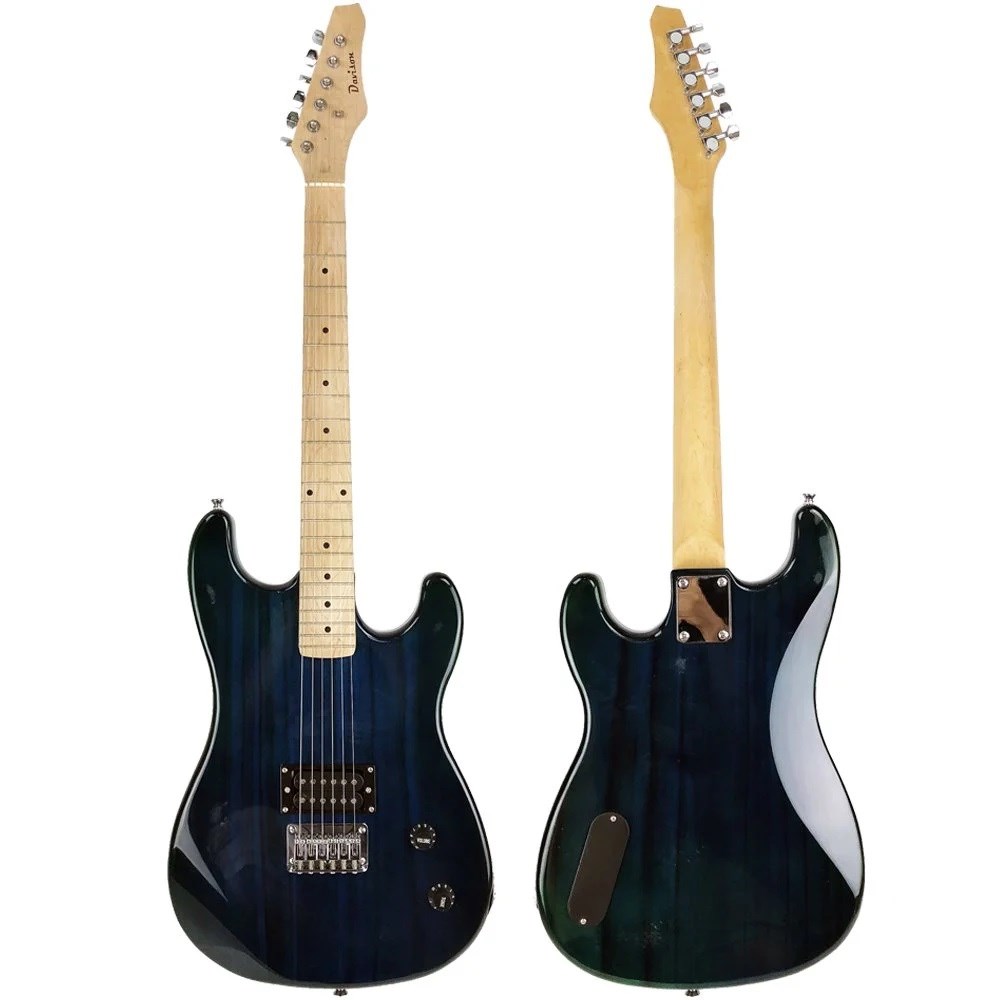 二手品出清-入門電吉他-藍綠色/外觀不良/弦距稍高須自行調整/攝影用途佳/無配件限自取