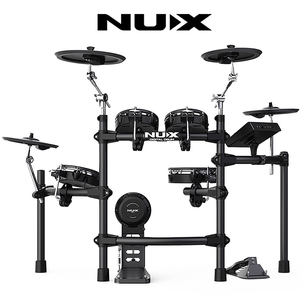 NUX DM-7X旗艦款電子鼓-採用REMO全網狀鼓皮/高靈敏度觸發鈸片/旗艦限量款