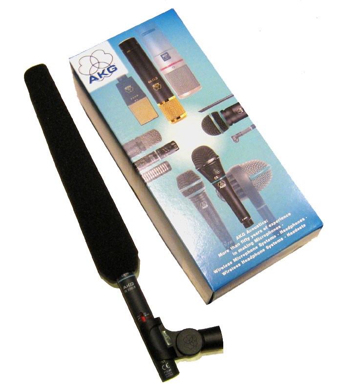 中古器材出清-AKG C568B長槍式收音麥克風-外觀良好功能正常/現金自取