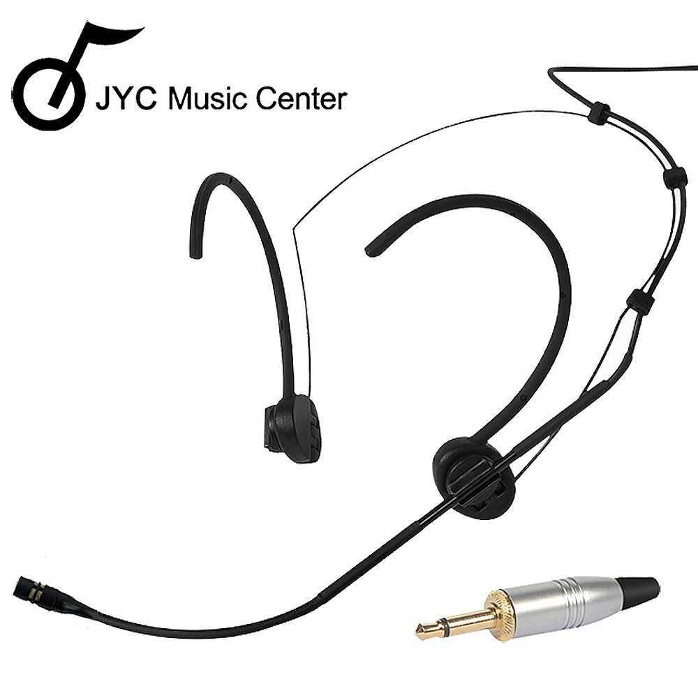 JYC Music嚴選Q-F62B頭戴式麥克風-高音質金屬音頭/黑色款心形指向/3.5mm耳機接口適用