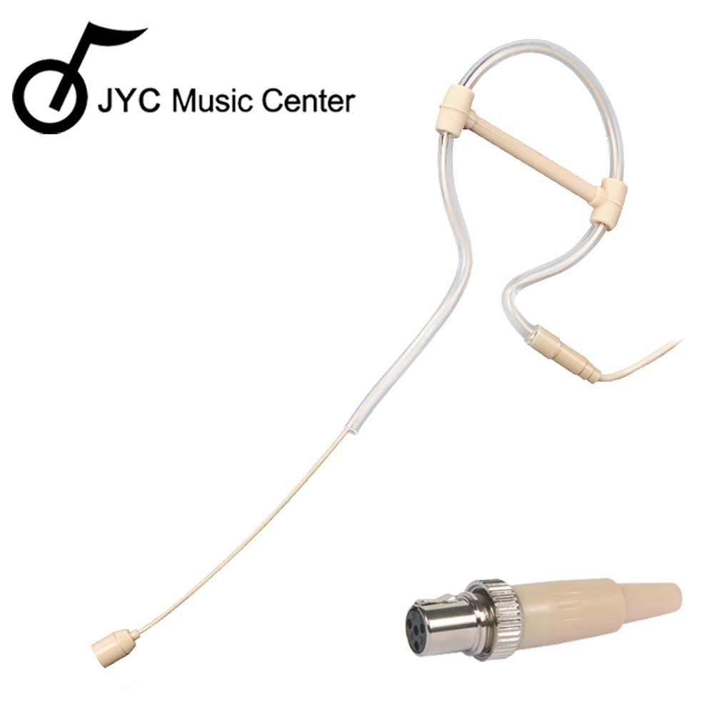 JYC Music 嚴選QF-50N 單耳式 迷你領夾麥克風- 膚色單耳掛 mini 麥克風/全指向性/附防風棉/Mipro發射器專用