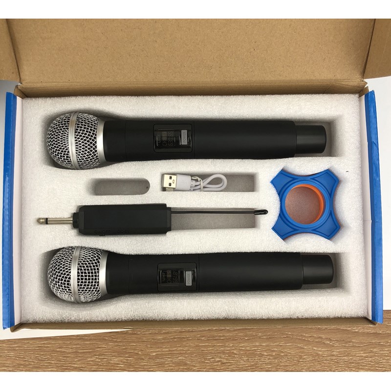 JYC Music嚴選MT-2 充電型無線手握麥克風-含麥克風2支/無線發射器X1