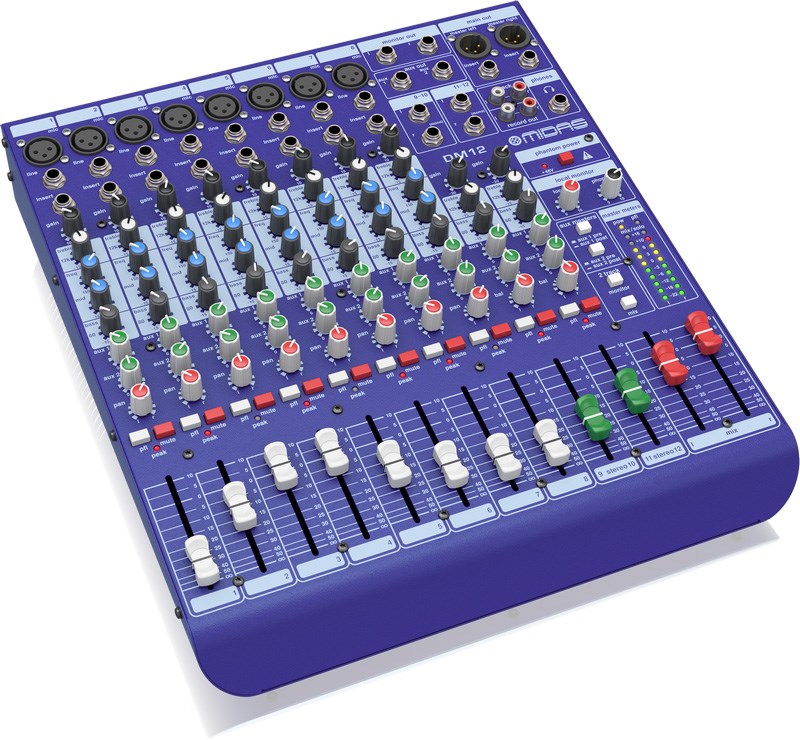 MIDAS  DM12小型混音器-12個模擬混頻器輸入通道 原廠公司貨
