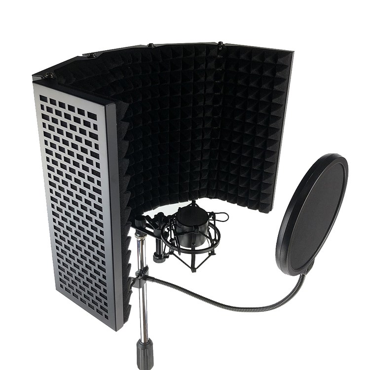 JYC Music職業級DR-50TX 麥克風隔音門裝組-高密度EVA隔音海綿/多層降噪/金屬五門外銷款/含防風罩及防震架
