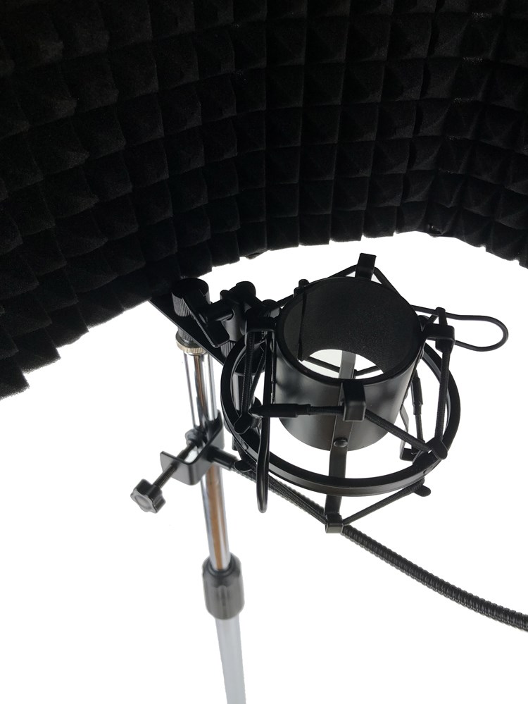 JYC Music職業級DR-50TX 麥克風隔音門裝組-高密度EVA隔音海綿/多層降噪/金屬五門外銷款/含防風罩及防震架