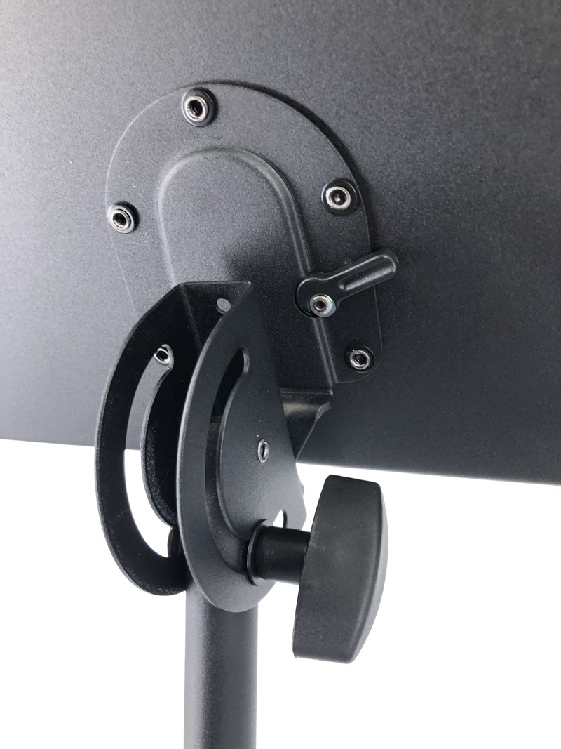 JYC Music嚴選台製K-105-7BN台製大譜架(黑色)-寬譜面48x40cm樂團專用