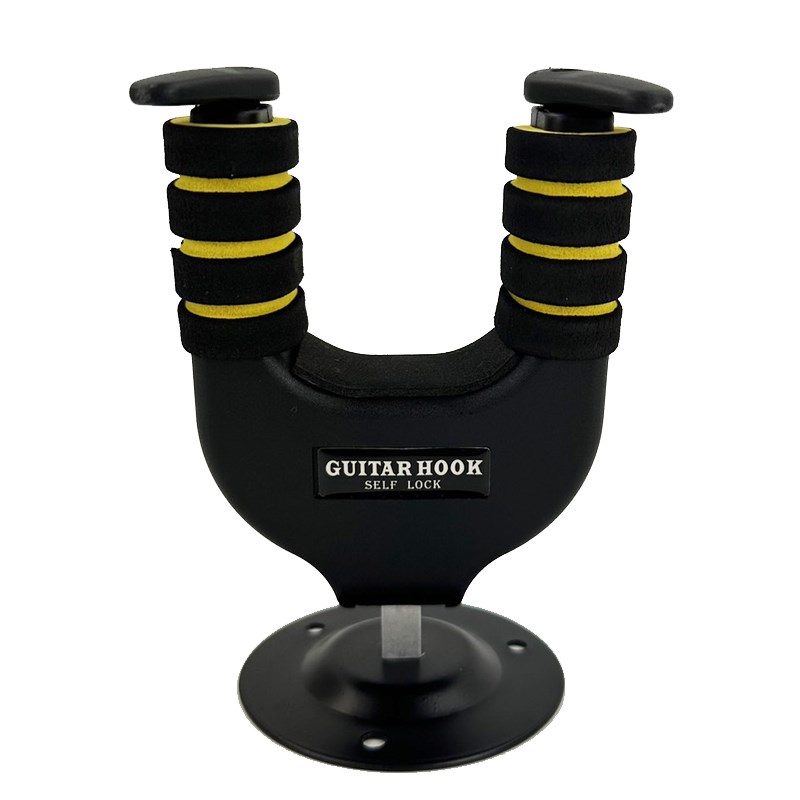 JYC Music嚴選H-50-2B釘牆式重力安全扣鎖吉他架-具防撞泡棉/各式吉他通用款
