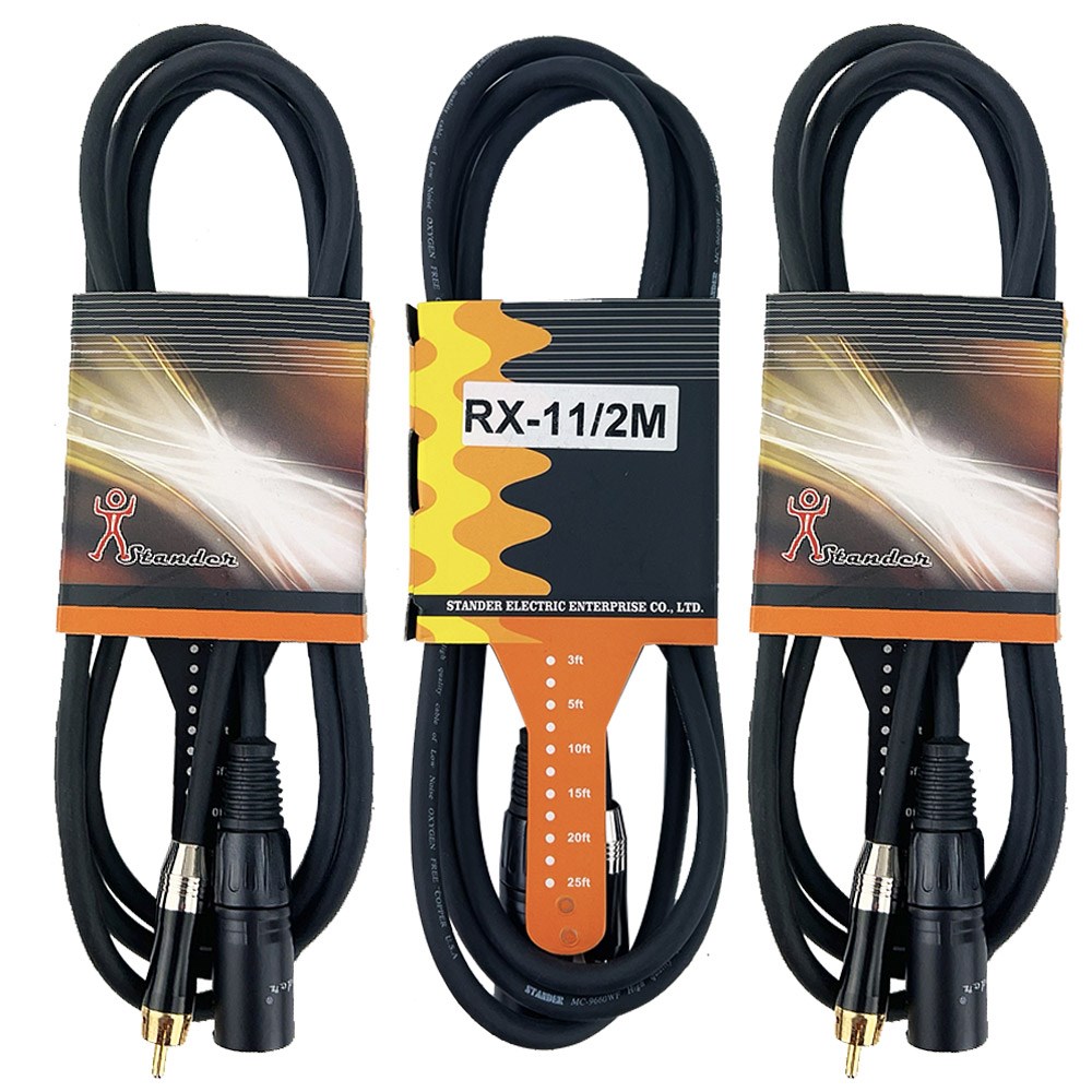 庫存品出清 JYC Music RX-11訊號線(2M) AV公-CANON公-3條裝下殺499