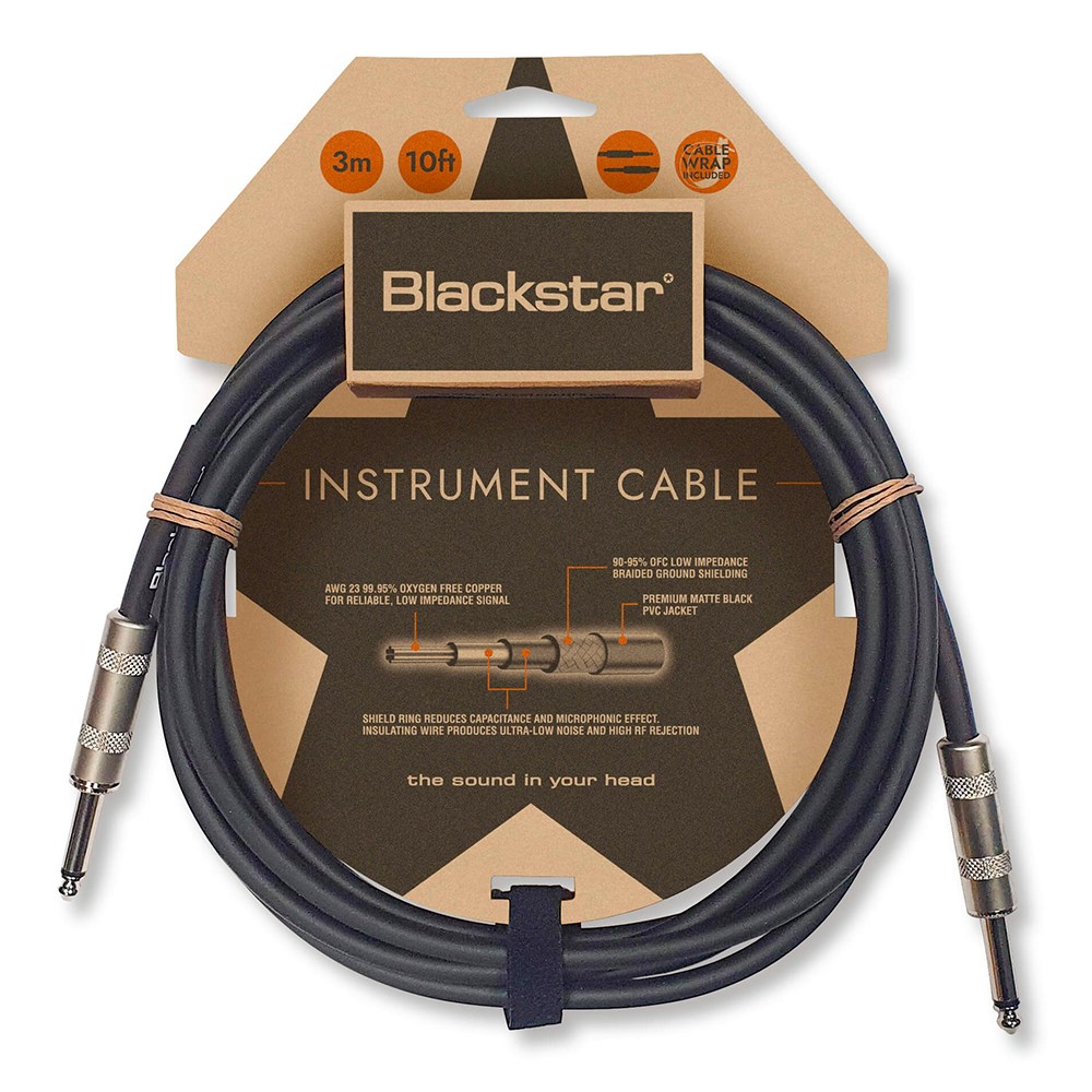 Blackstar 3m 樂器導線/雙直頭-原廠公司貨