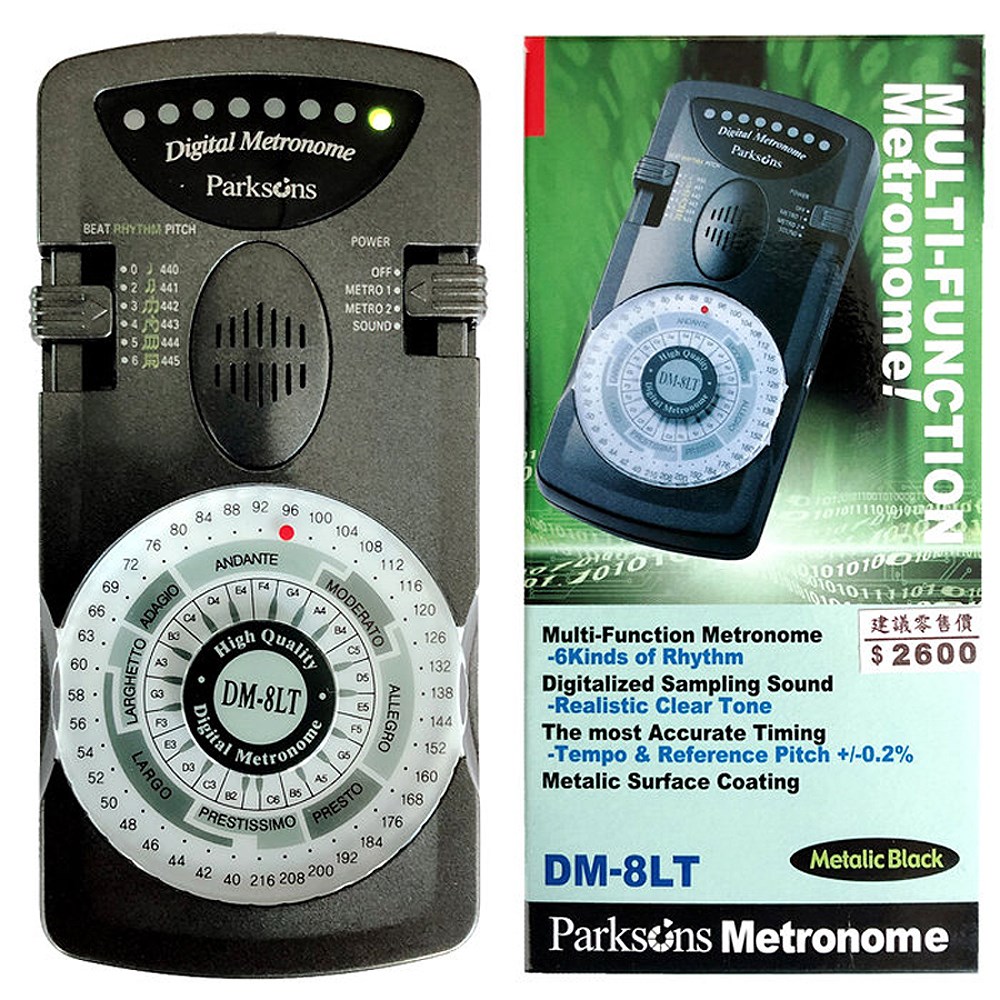PARKSON嚴選DM 8LT-黑色節拍器-韓國製