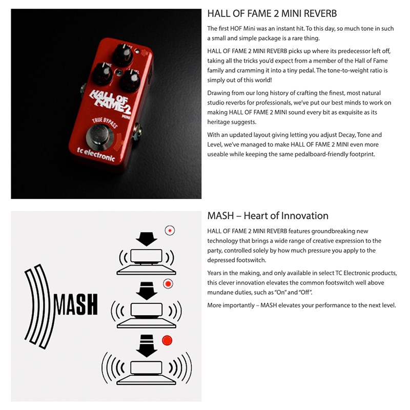 TC electronic Hall Of Fame 2 Reverb 效果器-原廠公司貨