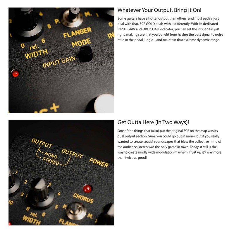 TC electronic SCF Gold 空間系 Chours/Flanger 效果器-原廠公司貨