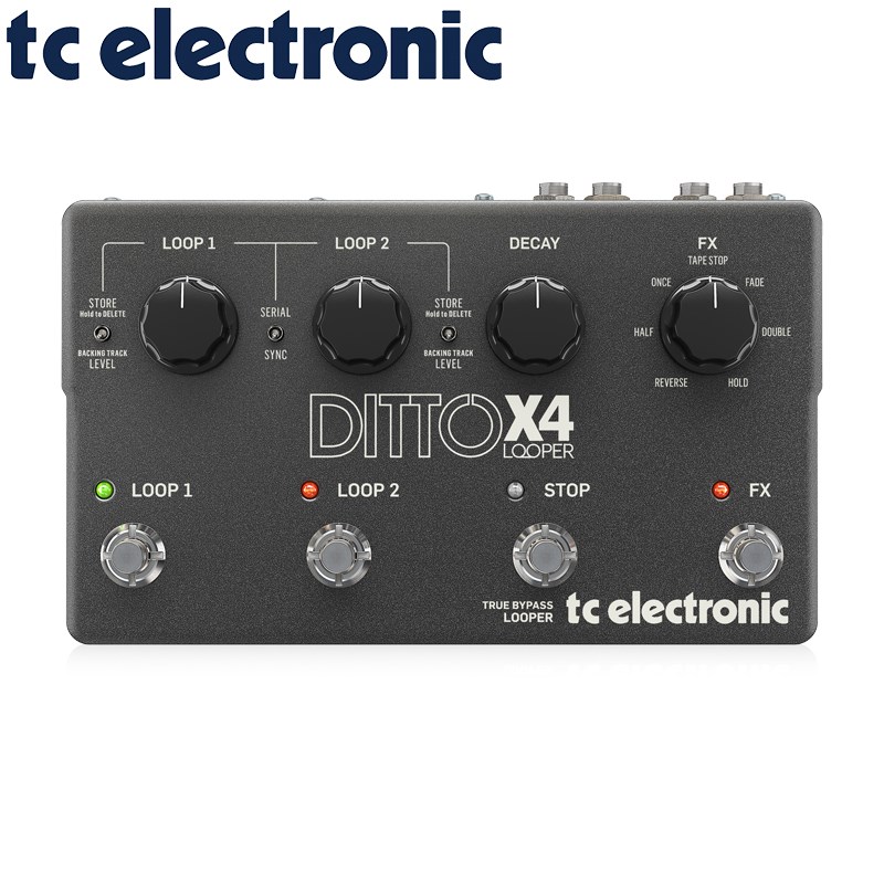 TC electronic DITTO X4 LOOPER Dual-Track Loop 效果器-原廠公司貨