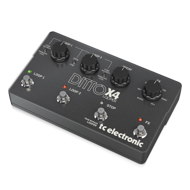 TC electronic DITTO X4 LOOPER Dual-Track Loop 效果器-原廠公司貨