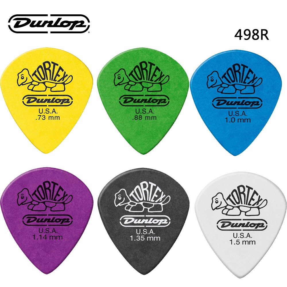 Dunlop 498R  Jazz III XL 小烏龜吉他彈片(72片裝)~6種規格任選
