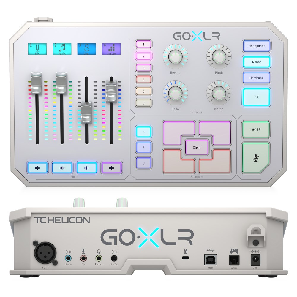 TC HELICON GoXLR 直播混音器-黑.白/兩色任選/原廠公司貨