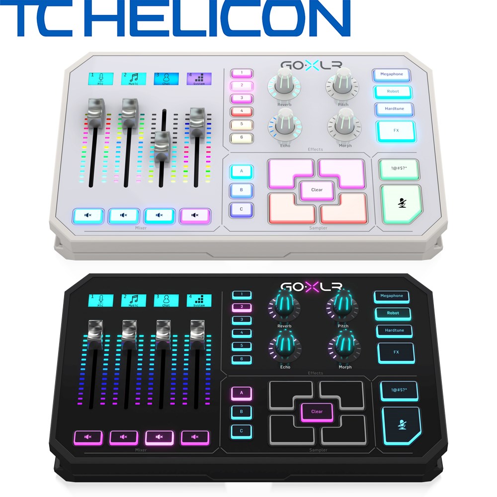 TC HELICON GoXLR 直播混音器-黑.白/兩色任選/原廠公司貨