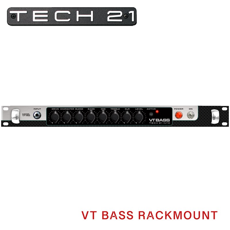 Tech21 SansAmp VT Bass Rackmount 低音機架式效果器-可安裝-原廠公司貨