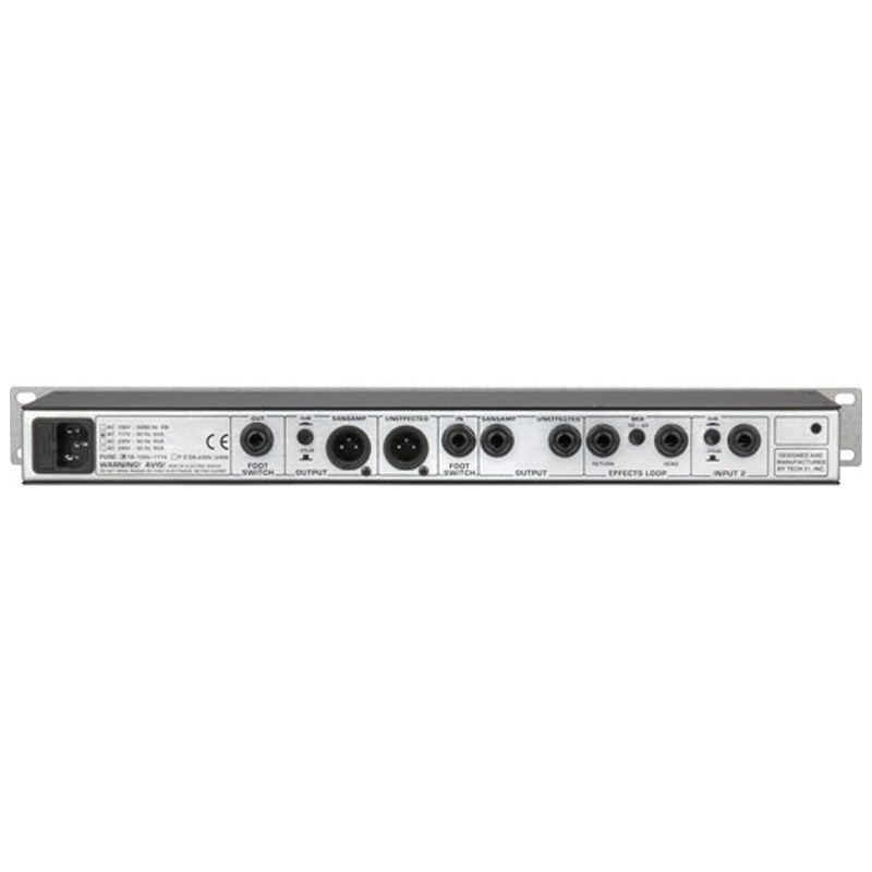 Tech21 SansAmp VT Bass Rackmount 低音機架式效果器-可安裝-原廠公司貨