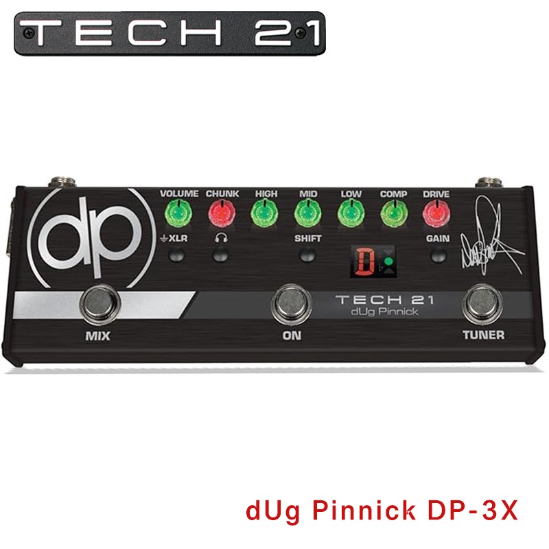 Tech21 dUg Pinnick DP-3X 聯名簽名款 電貝斯效果器/音箱前級模擬/原廠公司貨