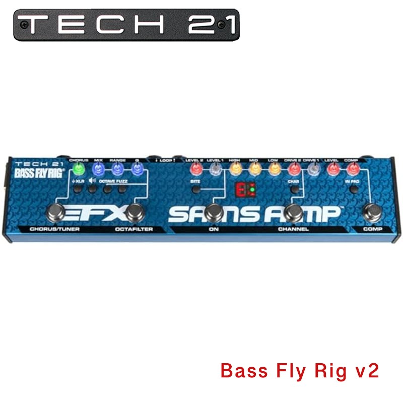 Tech21 BASS FLY RIG V2 新款專業貝斯綜合效果器/原廠公司貨