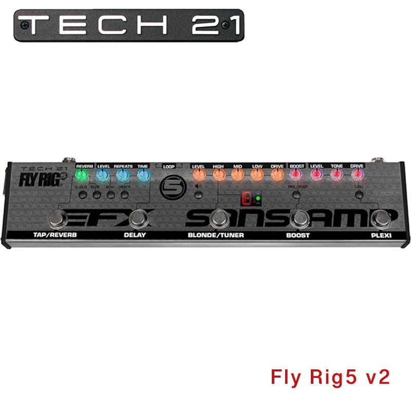 Tech21 FLY RIG5 V2 新款電吉他破音綜合效果器/原廠公司貨