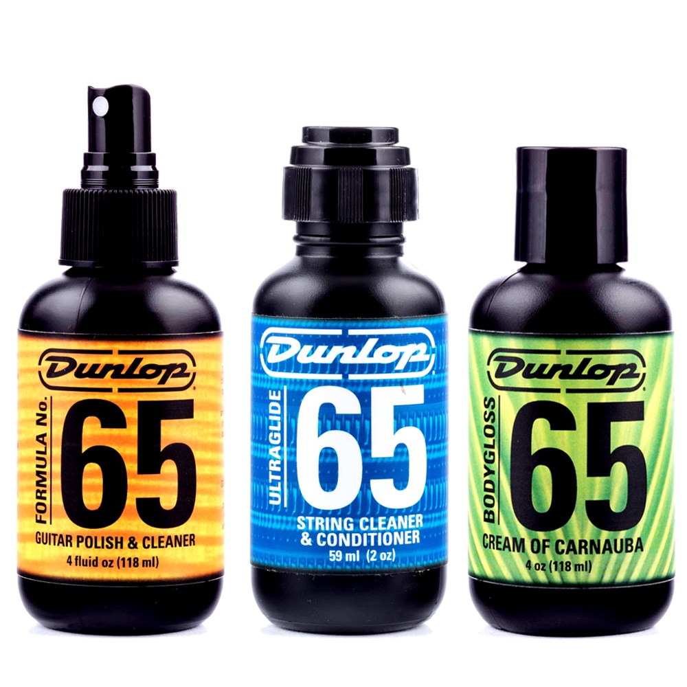 DUNLOP 65系列吉他清潔亮光組~加送琴布X3
